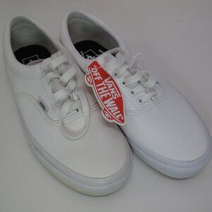 Vans White Classic Slip-On Sneakers 9M 10.5W
